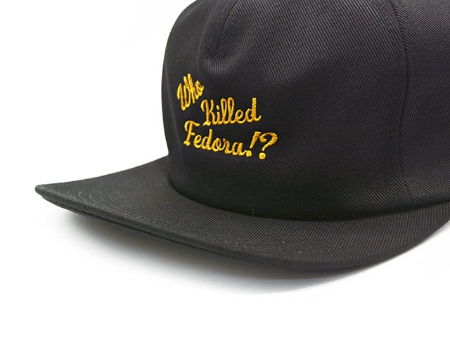 全3色【Mr.FATMAN/ミスターファットマン】2026SS「Embroidery Flip Cap