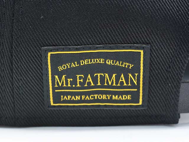 全3色【Mr.FATMAN/ミスターファットマン】2026SS「Embroidery Flip Cap