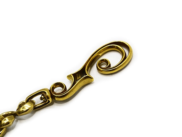 INCEPTION/インセプション】「F-Hole S-Kan Wallet Chain”BRASS”/F