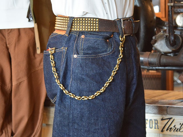 INCEPTION/インセプション】「F-Hole S-Kan Wallet Chain”BRASS”/F