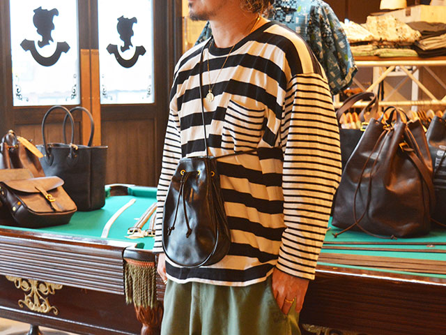 全3色【INCEPTION/インセプション】「Horse Hide Leather Pouch/ホース