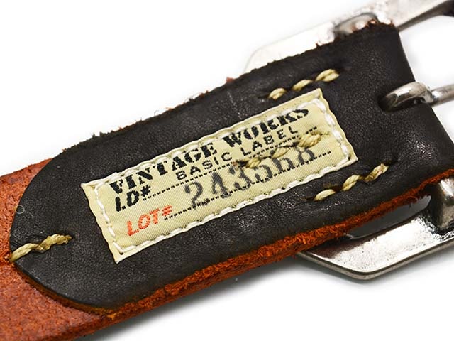 Vintage Works/ヴィンテージワークス】「Teacore Benz Belt”5726”/茶芯