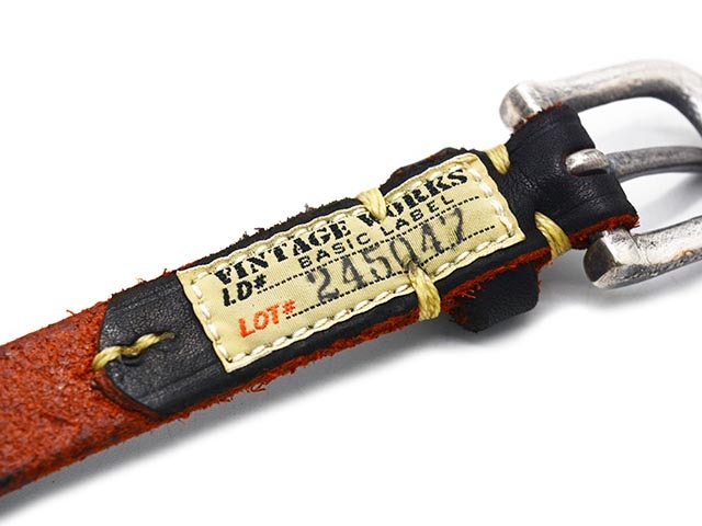 Vintage Works/ヴィンテージワークス】「Teacore Benz Belt”5739”/茶芯