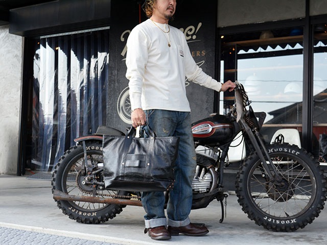 INCEPTION/インセプション】「Horse Hide Coal Bag”Large”/ホース