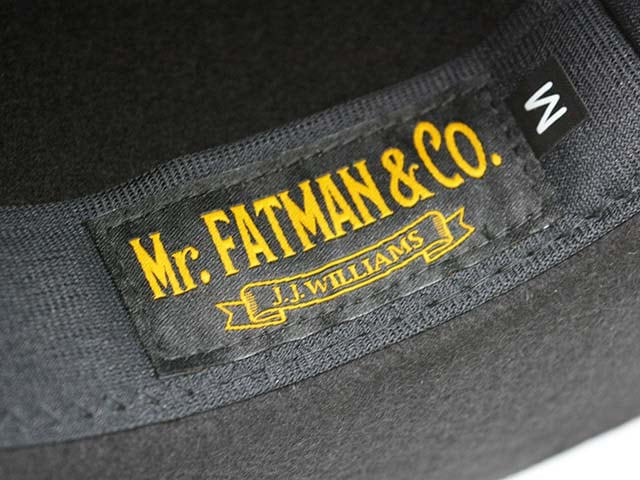 全2色【J.J. WILLIAMS FEDORA by Mr.FATMAN/J.J.ウィリアムスフェドラ