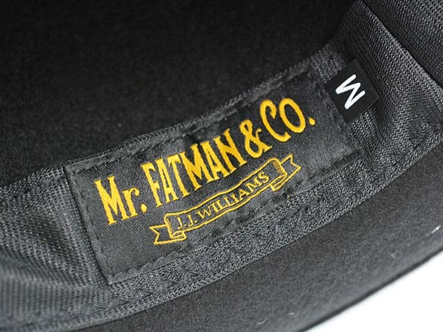 全3色【J.J. WILLIAMS FEDORA by Mr.FATMAN/J.J.ウィリアムスフェドラ