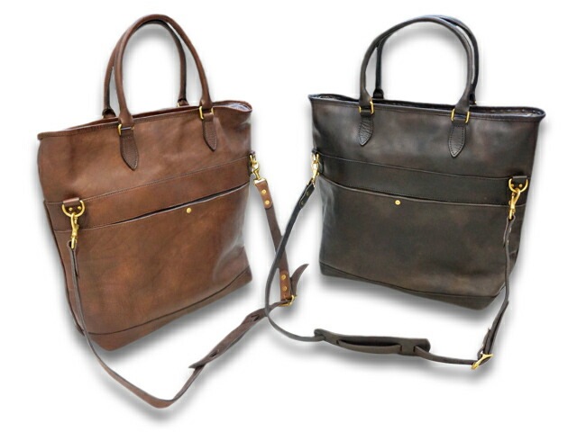 全2色【vasco/ヴァスコ】2023FW「Leather Nelson 2Way Bag