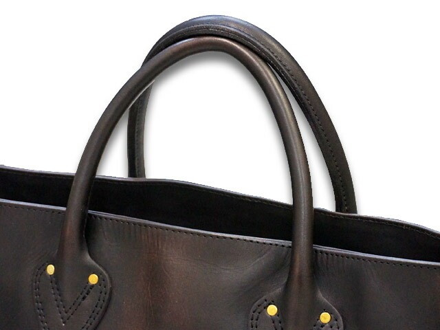 全2色【vasco/ヴァスコ】2023FW「Leather Boat Tote Bag/レザーボート