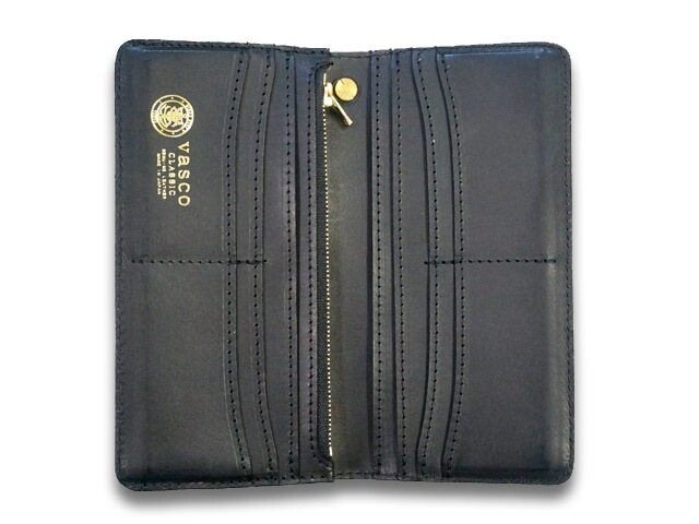 全3色【vasco/ヴァスコ】2022SS「Leather Voyage Long  Wallet/レザーヴォヤージュロングウォレット」(VSC-701)(ハーレー/バイカー/アメカジ/ホットロッド/レザークラフト/プレゼント/WOLF  PACK/ウルフパック)-WOLF PACK