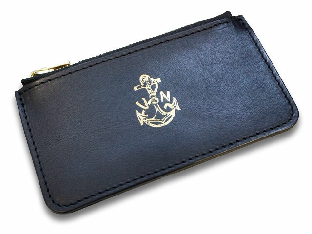 全3色【vasco/ヴァスコ】2022SS「Leather Naval Zip Pocket  Wallet/レザーネイバルジップポケットウォレット」(VSC-722Z)(ハーレー/バイカー/アメカジ/ホットロッド/レザークラフト/プレゼント/WOLF  PACK/ウルフパック)-WOLF PACK