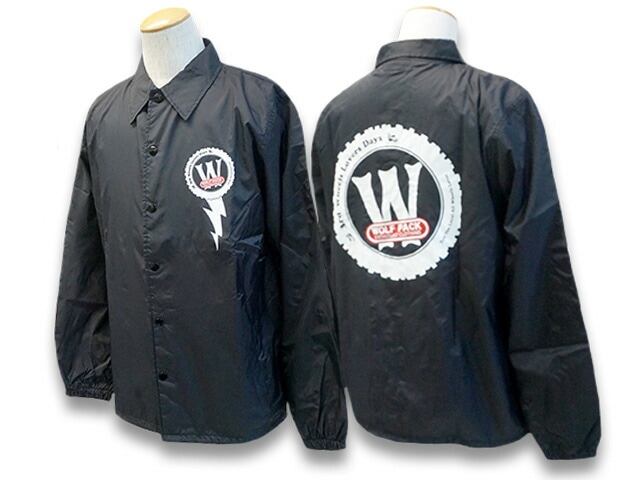 Wheels Lovers Days/ホイールズラバーズデイズ】「Official Coach Jacket”3rd”/オフィシャルコーチジャケット”サード”」u003cbru003eu003cbru003e(JACKSUN'S/ジャックサンズ/WOLF  PACK/ウルフパック/ホイールズアパレル/アメカジ/ハーレー/ホットロッド) | ブランド