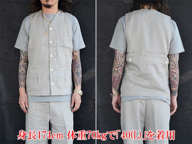 新品タグ付✨￥19万　25SS　ドゥーズィエムクラス　GAUCHERE VEST 全2色【ATTRACTIONS/アトラクションズ】×【Dapper's/ダッパーズ