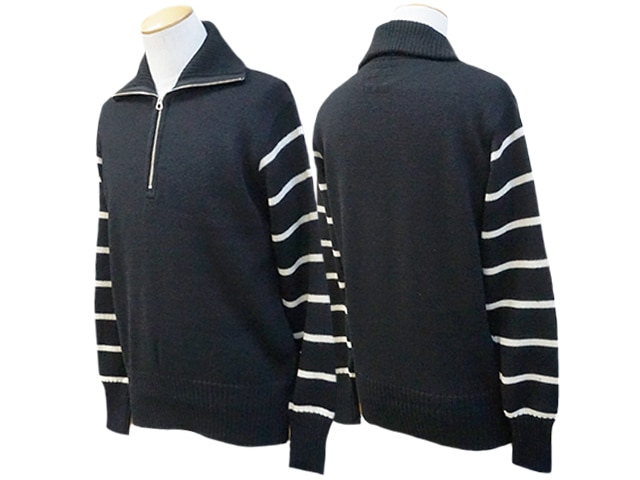 【WEARMASTERS by ATTRACTIONS/ウエアマスターズバイアトラクションズ】2023AW「Turtle Zip  Sweater/タートルジップセーター」(769), (アメカジ/BILTBUCK/ビルトバック/WOLF PACK/ウルフパック)-WOLF PACK