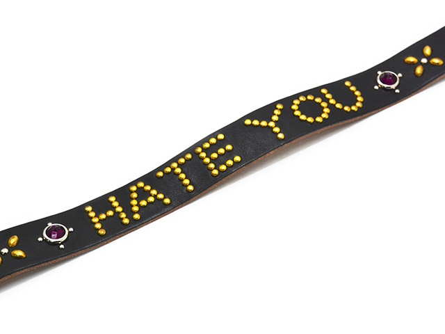 DAZZLE SUGAR/ダズルシュガー】2026SS「HATE YOU Studs Belt”Cross&Dot