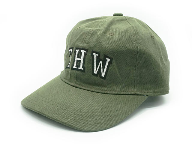 全3色【THE H.W.DOG&CO./ドッグアンドコー】2023AW「THW Embroidery BB  Cap/THEエンブロイダリーベースボールキャップ」(D-00794)(アメカジ/ハーレー/バイカー/バイク/ホットロッド/帽子/メンズ/ホットロッド/WOLFPACK/ウルフパック)-WOL