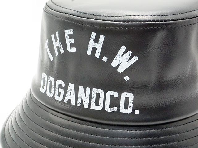 【THE H.W.DOG&CO./ドッグアンドコー】2023AW「Leather  Hat/レザーハット」(D-00799)(アメカジ/ハーレー/バイカー/バイク/ホットロッド/帽子/メンズ/ホットロッド/WOLFPACK/ウルフパック)-WOLF  PACK