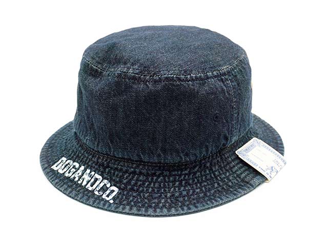 【THE H.W.DOG&CO./ドッグアンドコー】2023AW「Denim Flag Hat/デニムフラッグハット」(D-00805),  (アメカジ/ハーレー/バイカー/バイク/ホットロッド/帽子/メンズ/ホットロッド/WOLFPACK/ウルフパック)-WOLF PACK