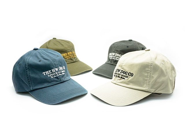 全4色【THE H.W.DOG&CO./ドッグアンドコー】2024AW「Bio Processed Shallow Cap/バイオプロセスドシャロウ キャップ」(D-00963) | ブランド,T,THE H.W. DOG &CO. | WOLF PACK