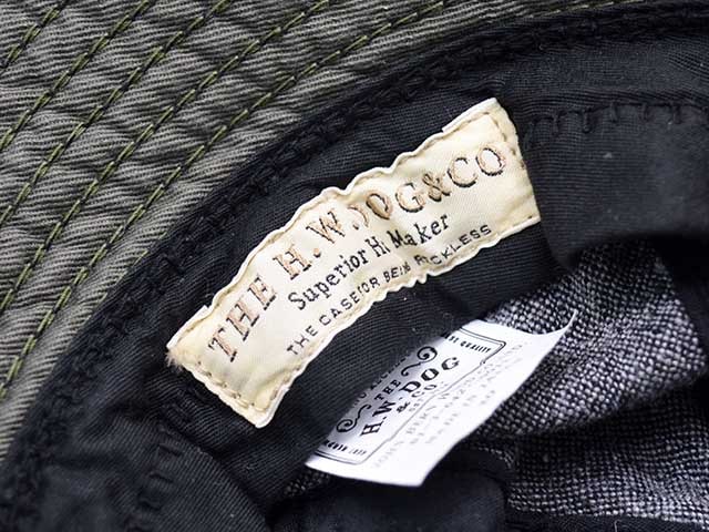 THE H.W.DOG&CO./ドッグアンドコー】2026SS「Linen Fatigue Hat/リネン
