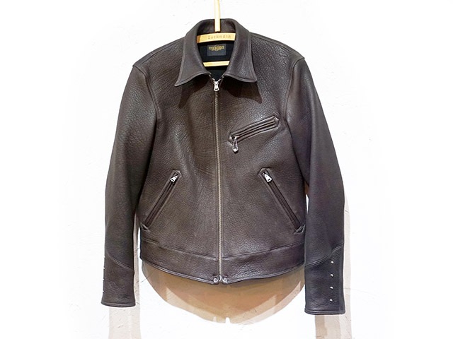 全2色【FINE CREEK&CO/ファインクリークアンドコー】2023AW「Aviator Jacket”Lindbergh  Deer”/アビエータージャケット”リンドバーグディア”」(ACJK050)【予約商品】(ファインクリークレザーズ/ハイラージレザー/MOSSIR/CWORKS/WOLF 