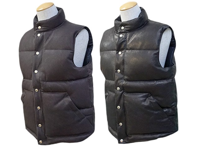 全2色【FINE CREEK&CO/ファインクリークアンドコー】「Deerskin Down Vest  ”Law”/ディアスキンダウンベスト”ロー”」(ACVE003)【予約商品/2024年11-3月入荷予定】-WOLF PACK