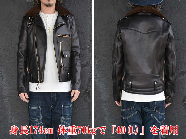 BOOTES/ボーテス】「D-Pocket Double Riders Jacket”Aurochs”/D