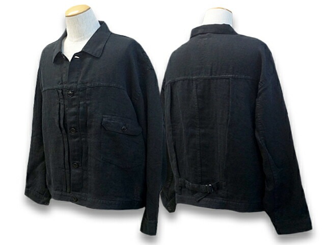 【CWORKS/シーワークス】2022SS「Drop Shoulder Linen  Jacket”Patrick”/ドロップショルダーリネンジャケット”パトリック”」(CWJK009), (FINE CREEK