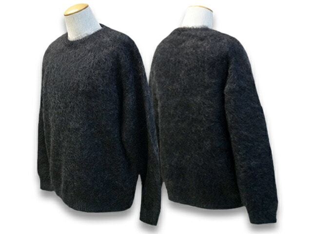 全2色【CWORKS/シーワークス】2022AW「Shaggy Mohair  Sweater”Right”/シャギーモヘアセーター”ライト”」(CWKN001)(FINE CREEK  LEATHERS/ファインクリークレザーズ/MOSSIR/モシール/WOLF PACK/ウルフパック) | メンズアイテム