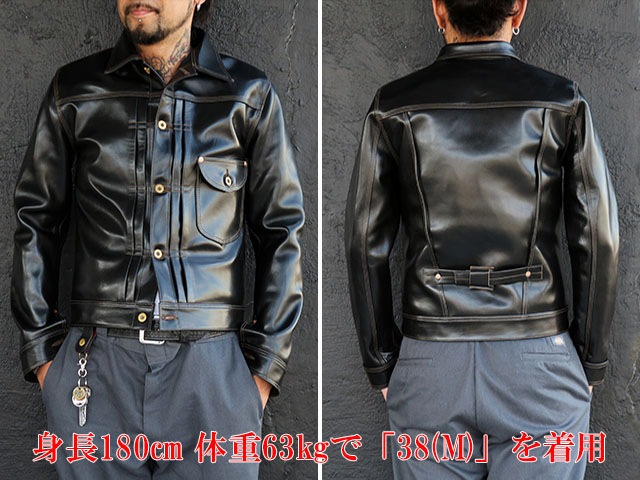 【FINE CREEK LEATHERS/ファインクリークレザーズ】「Leather  Jacket”Lynchburg”/レザージャケット”リンチバーグ”」(FCJK004)-WOLF PACK