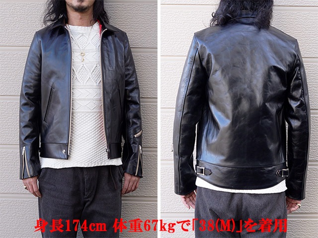 FINE CREEK&CO/ファインクリークアンドコー】「Single Riders Jacket”Tylor”/シングルライダースジャケット”タイラー”」(ACJK008/BK×BE)  | ブランド,F,FINE CREEK&CO | WOLF PACK