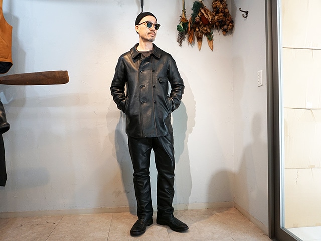 コルビジェジャケット レザーコルビジェジャケット ブラック VINTAGE