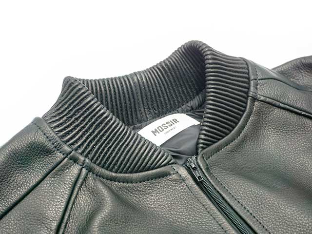 【MOSSIR by FINE CREEK&CO/モシール バイ ファインクリークアンドコー】「Washable Leather Track  Jacket”LAY”/ウォッシャブルレザートラックジャケット”レイ”」(MOJK003)-WOLF PACK