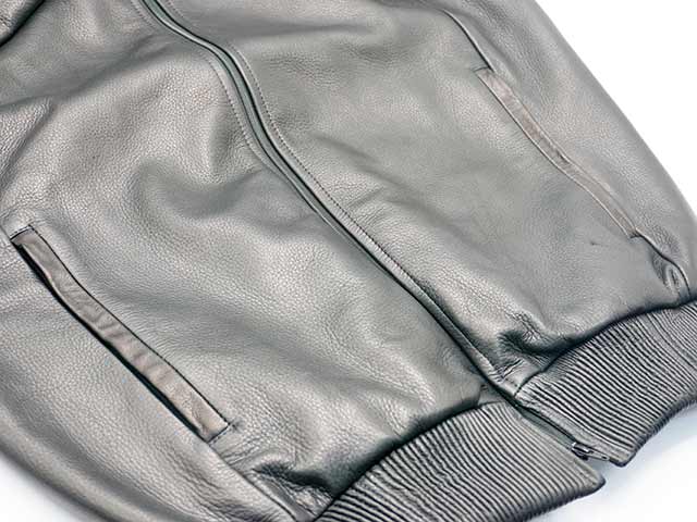 【MOSSIR by FINE CREEKu0026CO/モシール バイ ファインクリークアンドコー】「Washable Leather Track  Jacket”LAY”/ウォッシャブルレザートラックジャケット”レイ”」(MOJK003)-WOLF PACK