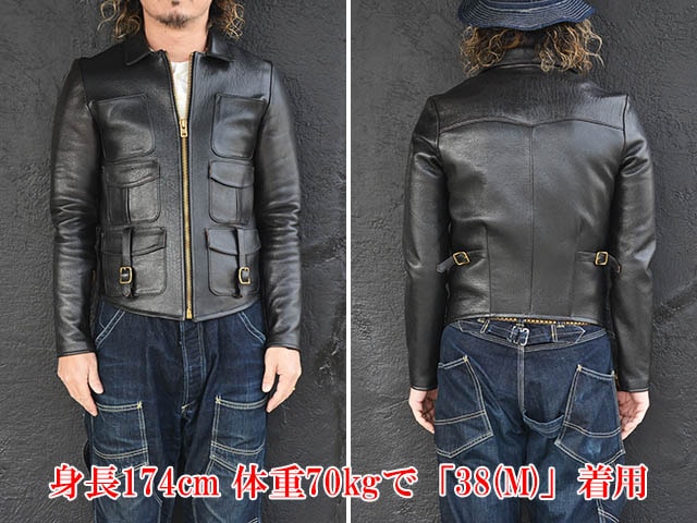 25AW J.S stead ゴートネイキッド ライダース 全2色【NAKED SUN/ネイキッドサン】「Thunder Road”Goat”/サンダー