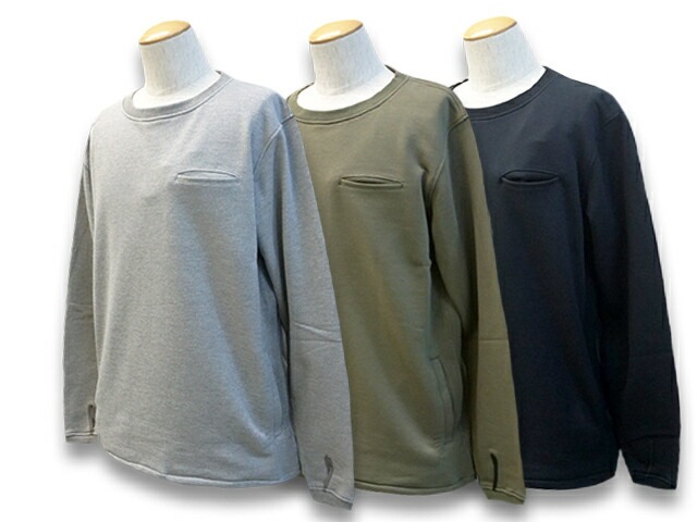 全3色【MOSSIR/モシール】2022SS「Crew Neck  Sweat”Crewnes”/クルーネックスウェット”クルーネス”」(MOSW009)(ファインクリークアンドコー/ファインクリークレザーズ/CWORKS/ハイラージレザー/アメカジ/ハーレー/WOLF 