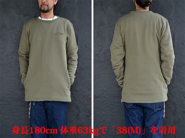 全3色【MOSSIR/モシール】2022SS「Crew Neck  Sweat”Crewnes”/クルーネックスウェット”クルーネス”」(MOSW009)(ファインクリークアンドコー/ファインクリークレザーズ/CWORKS/ハイラージレザー/アメカジ/ハーレー/WOLF 