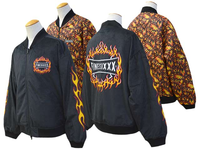 全3色【FINESIXXX/ファインシックス】2024AW「Fine Flames Reversible Jacket/ファインフレイムス リバーシブルジャケット」(FS-2024FW-002) | ブランド,F,FINESIXXX | WOLF PACK