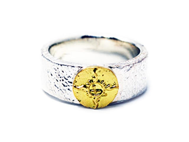 FIRST ARROW'S✤ベアロックリング FIRST ARROW's/ファーストアローズ】「Small Barerock Ring with K18
