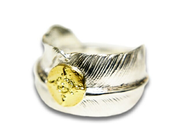 【FIRST ARROW's/ファーストアローズ】「Large Feather Ring with