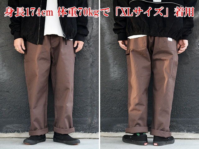 全3色【FLUTTER/フラッター】2025AW「Cotton Duck Painter Pants