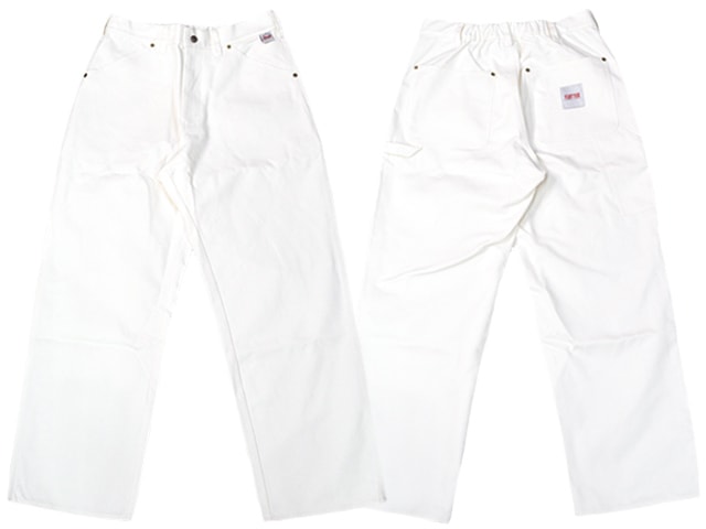 FLUTER✨フラッター✨ホワイト カーゴパンツ✨新品未使用✨定価17600円 全3色【FLUTTER/フラッター】2025AW「Cotton Duck Painter Pants