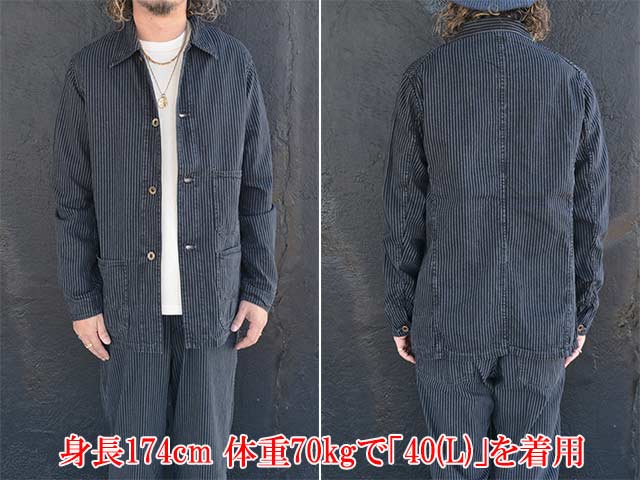 FULLCOUNT/フルカウント】2026AW「Hickoly Stripe Sumi Black Chore