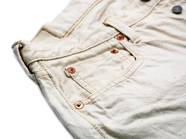 FULLCOUNT/フルカウント】「Wide Straight Denim Pants”Ecru Selvedge