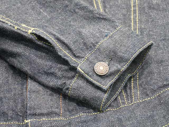 【FULLCOUNT/フルカウント】「3rd Model Denim Jacket”No  Pleats”/サードモデルデニムジャケット”ノープリーツ”」(2101W/13.7oz)-WOLF PACK