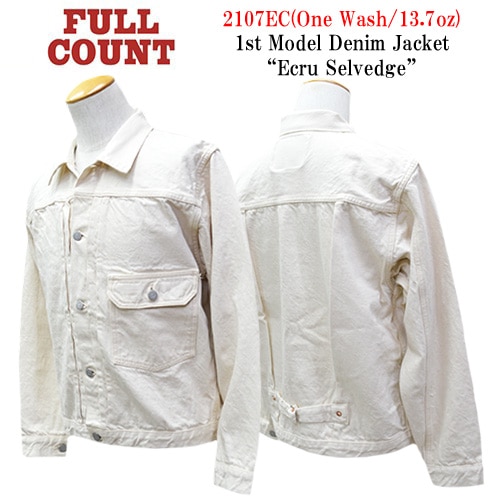 FULLCOUNT/フルカウント】「1st Model Denim Jacket”Ecru Selvedge