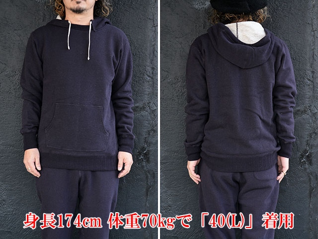 全3色【FULLCOUNT/フルカウント】「After Hood Sweat Shirts Mother