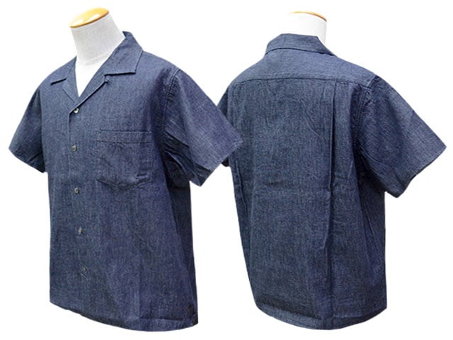 FULLCOUNT/フルカウント】2026SS「Denim Open Collar S/S Shirt/デニム