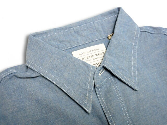 全2色【FULLCOUNT/フルカウント】「Basic Chambray Shirts/ベーシック