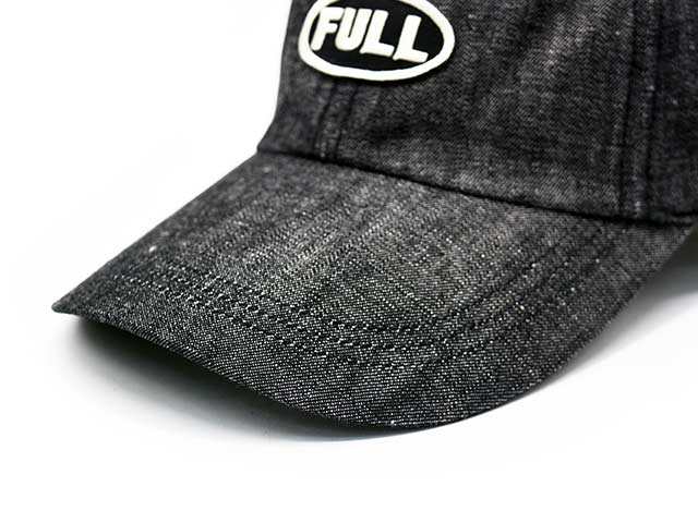 全2色【FULLCOUNT/フルカウント】2026SS「Black FULL Wappen Denim Cap