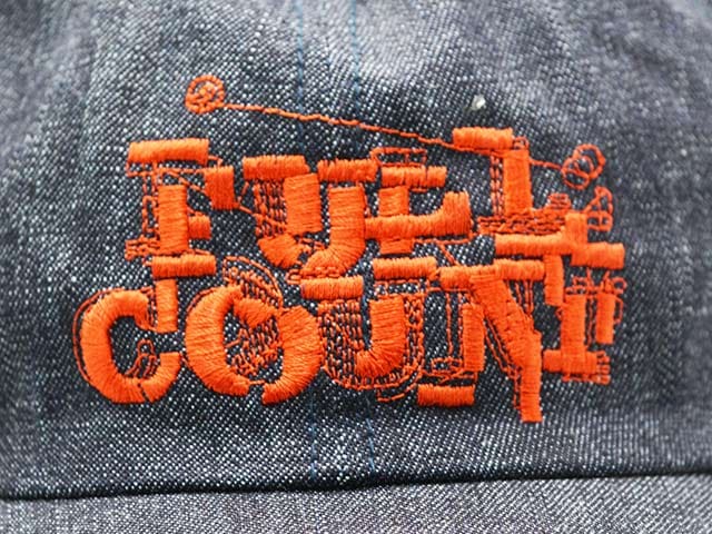 b.eautiful フリンジ加工 デニムキャップ fti punkandyo FULLCOUNT/フルカウント】2026AW「Bootleg Logo Denim Cap/ブートレグ